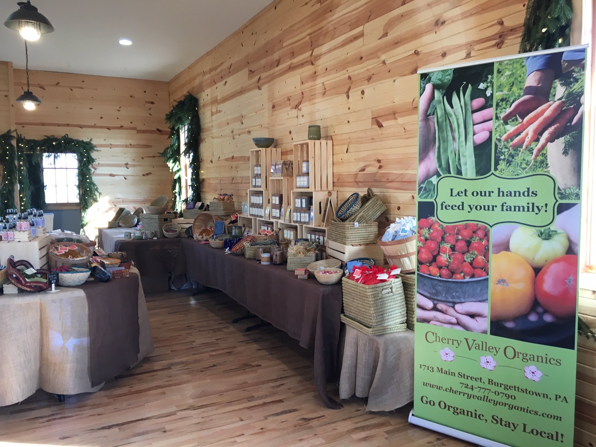 Next Happening: Cherry Valley Organics Holiday Market!