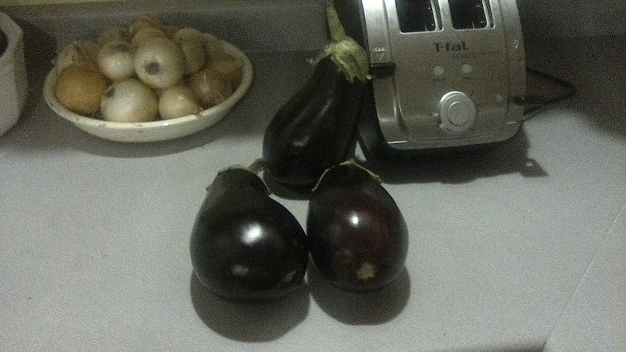 Previous Happening: Eggplant Solution ---- Baba Ganoush!