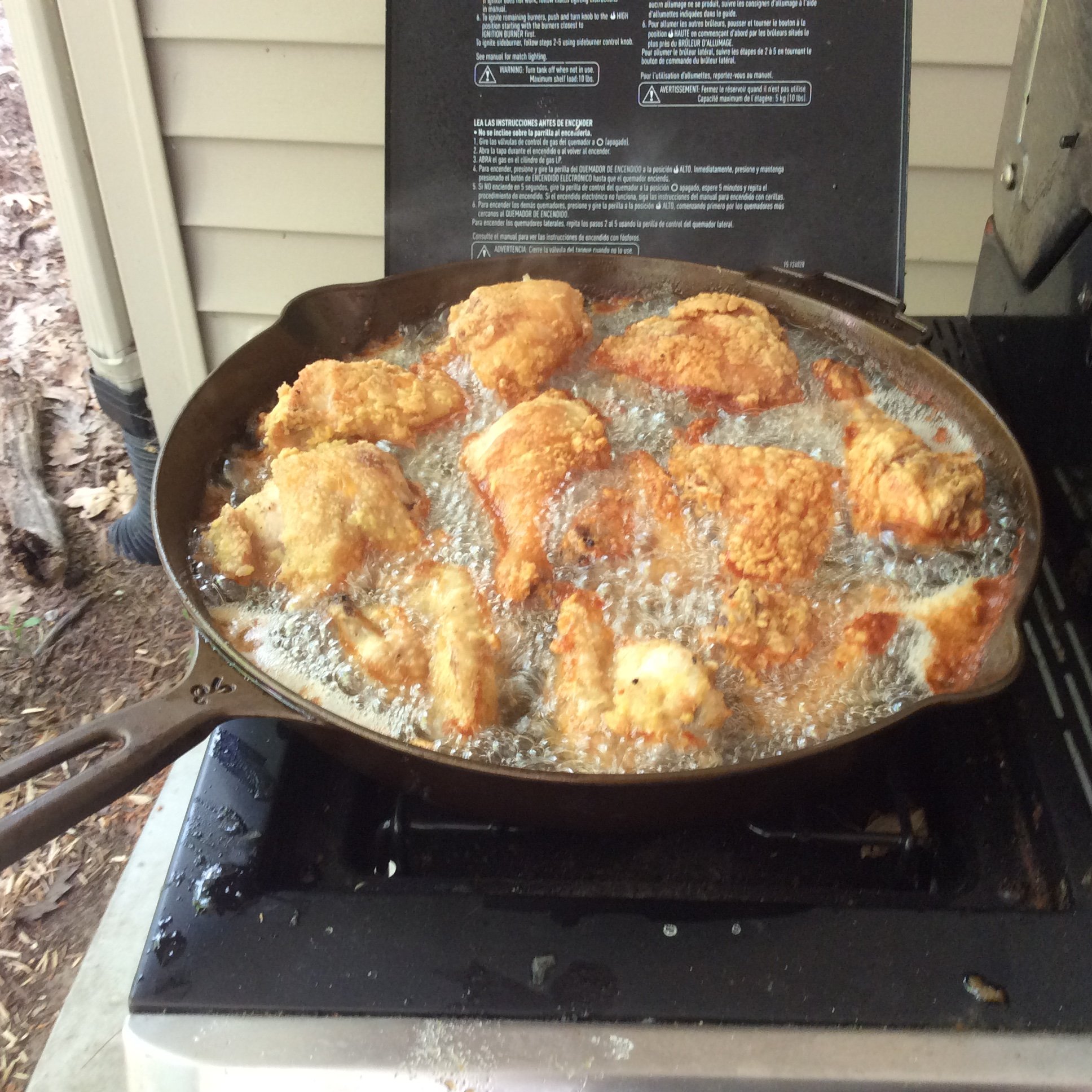 Previous Happening: Chicken fried in pork lard