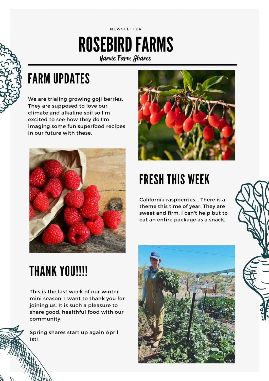 Farm Happenings for March 11, 2021