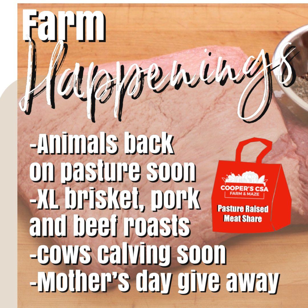 Winter/Spring Meat Share May 4th-8th -Coopers CSA Farm Happenings