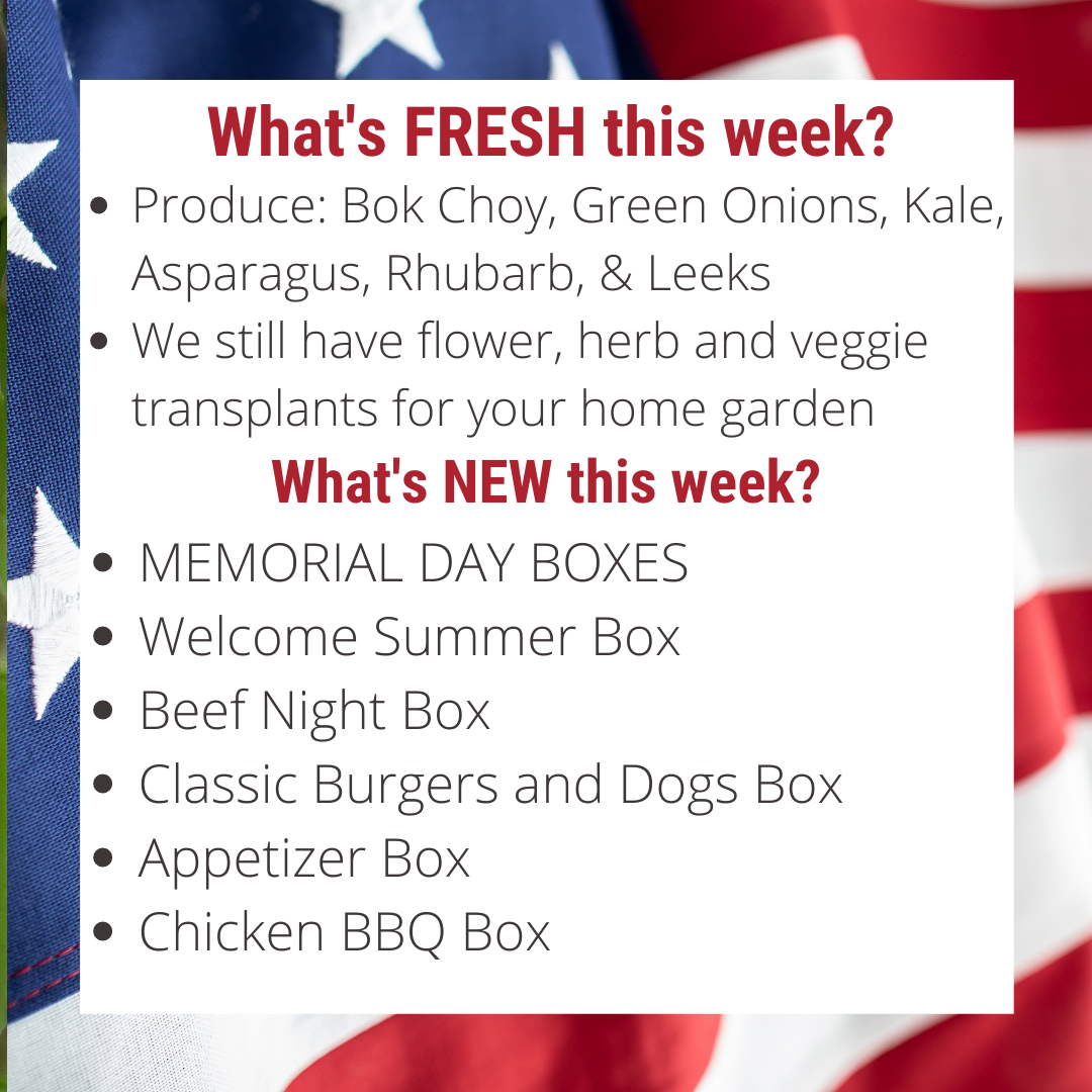 Next Happening: Memorial Day Boxes are HERE....Be the first to order your box!