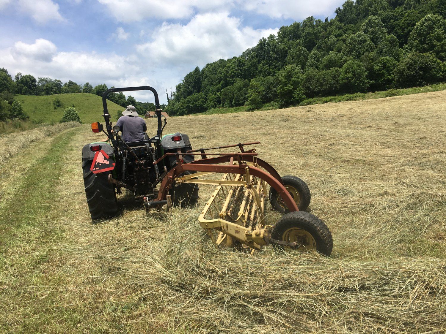 Sixth Week of 2021 CSA, Making Hay While the Sun Shine and the Breeze Blows