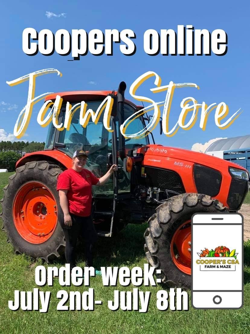 Coopers Online Farm Stand-Order Week July 2nd-8th
