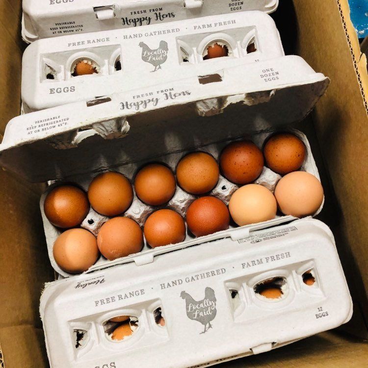 Next Happening: Chilly days mean produce is slow...but we've got extra eggs!