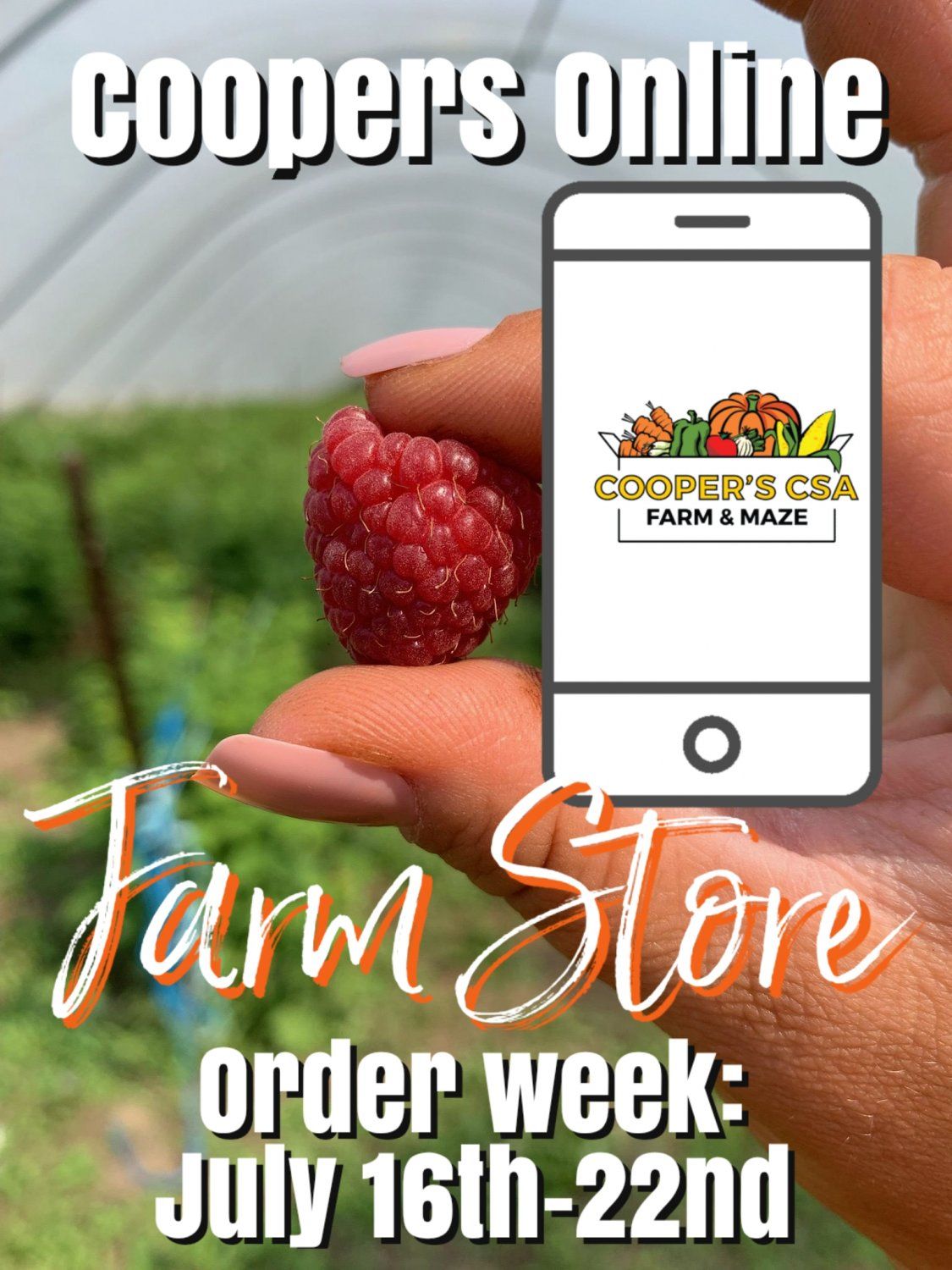 Previous Happening: Coopers Online Farm Store- Order Week July 16th-22nd