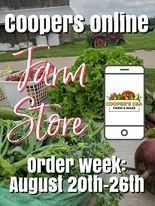 Next Happening: Coopers Online Farm Store- Order Week August 20th-26th