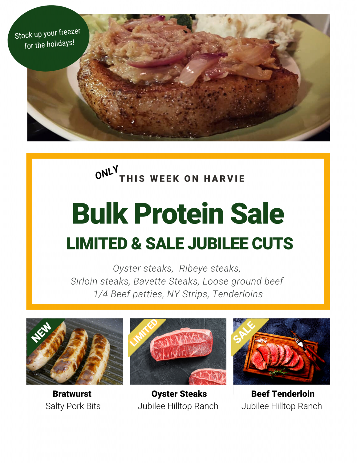 This Week- Protein Sale!