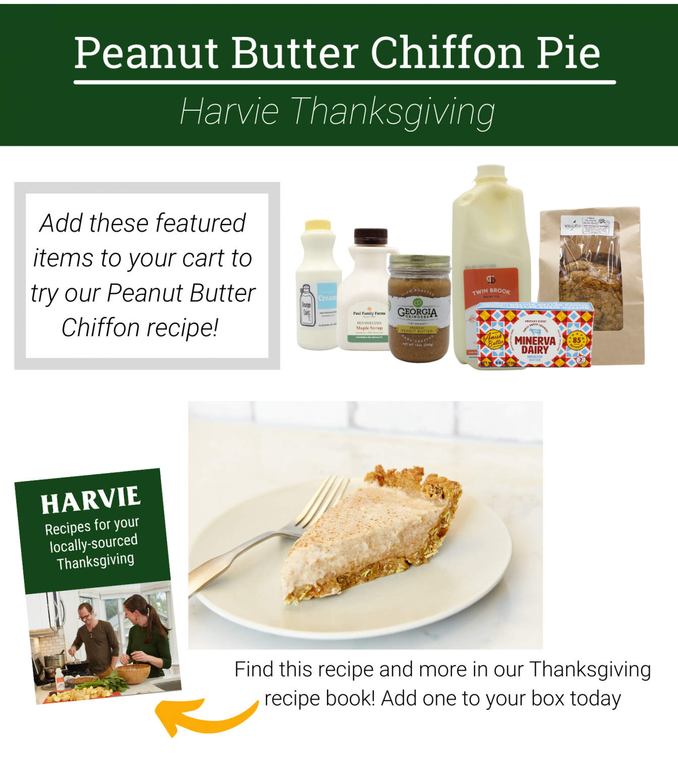 Thanksgiving Cookbook: Peanut Butter Chiffon Pie