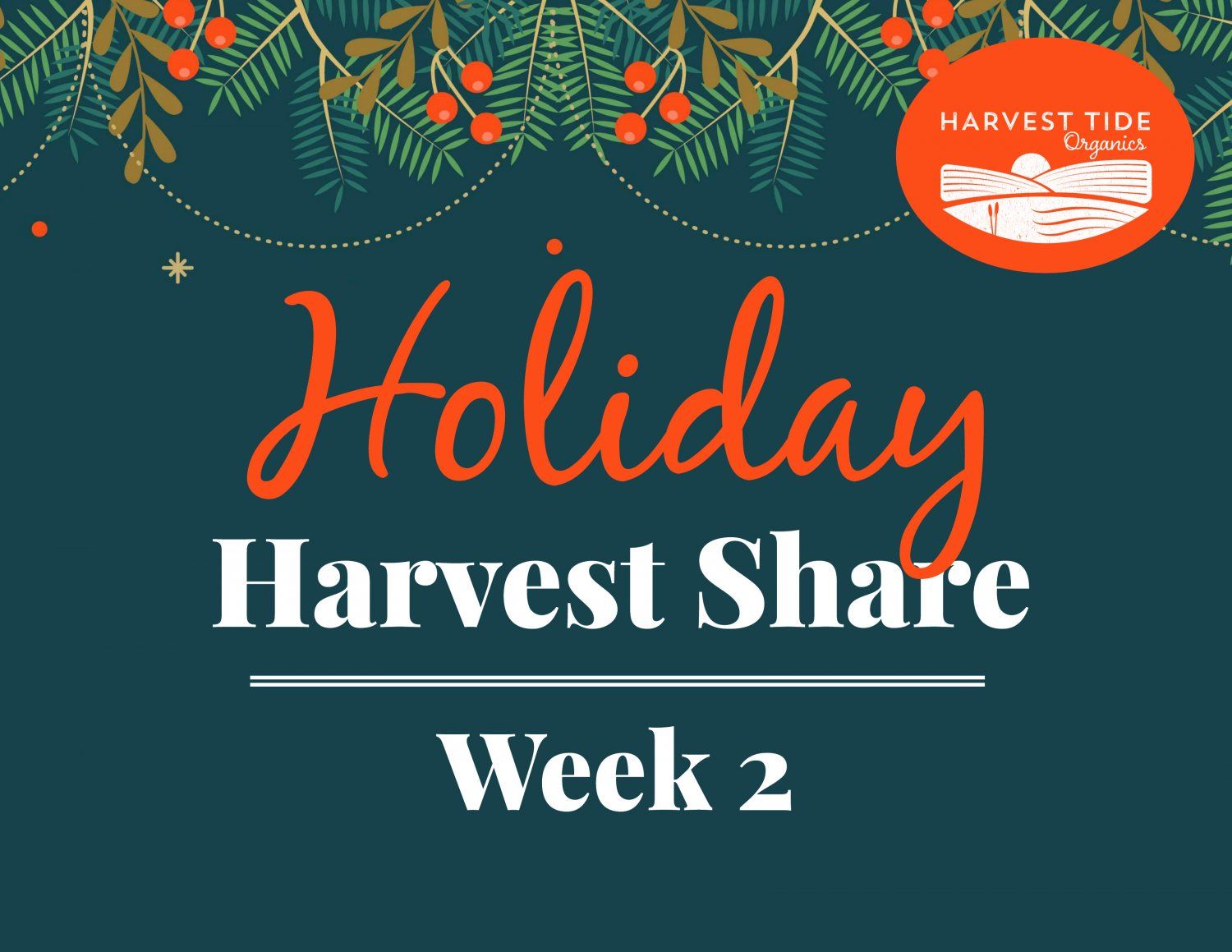 Next Happening: Holiday Veggie Share! Week 2 of the Winter CSA!