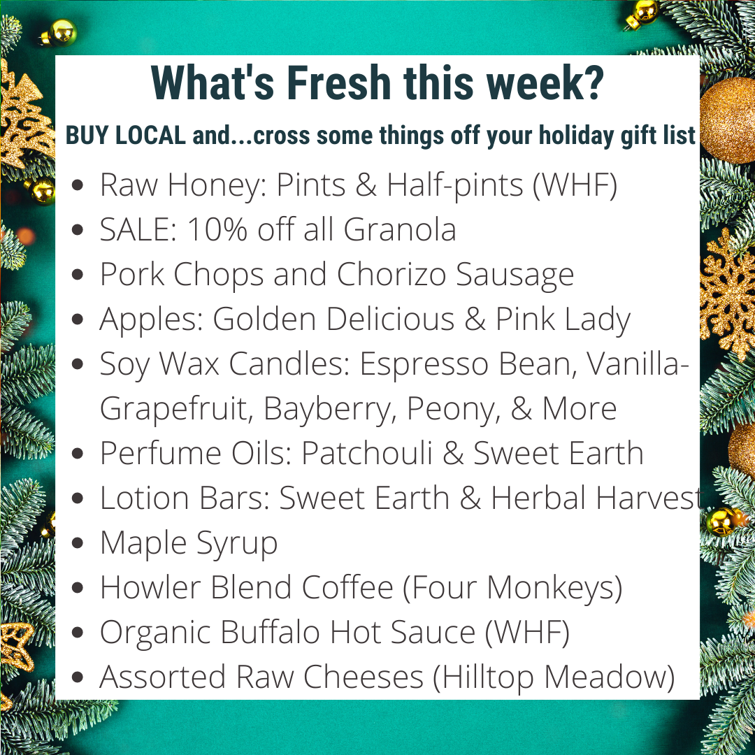 Previous Happening: Farm Stand is OPEN + Stocking Stuffer ideas