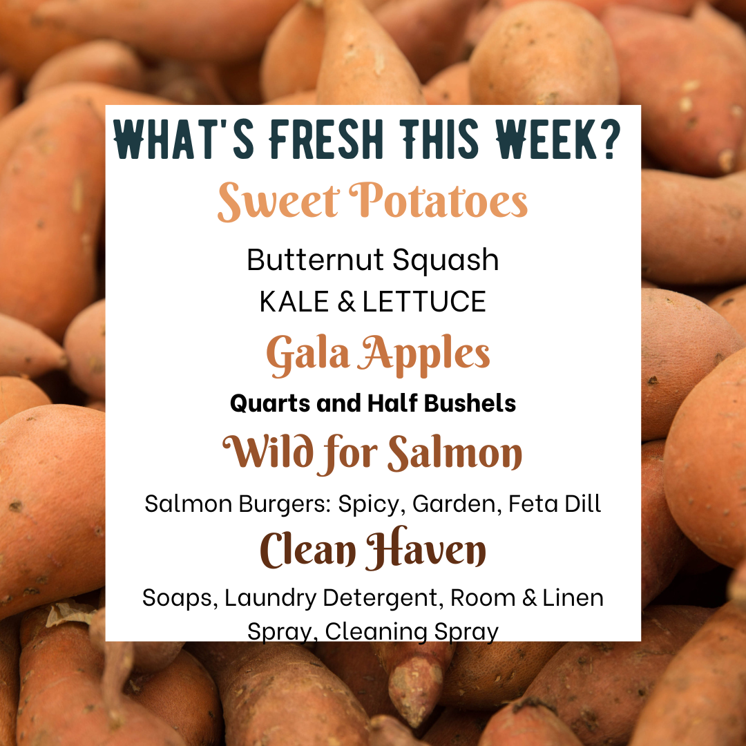 Next Happening: Your Favorite Fall Crops are Here: Sweet Potatoes and Butternut Squash!