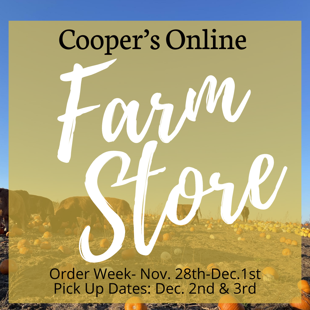 Coopers Online Farm Stand: Order Week Nov-28th-Dec.1st