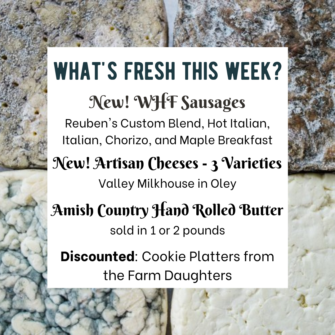 Next Happening: New Willow Haven Sausages + Artisan Cheeses