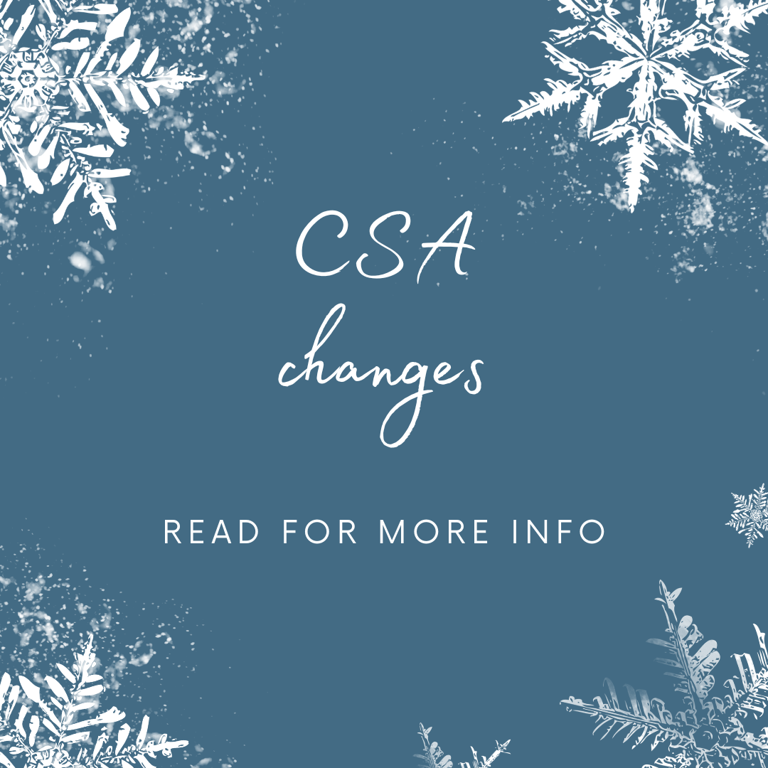 Next Happening: Winter CSA Week 5 Feb 1