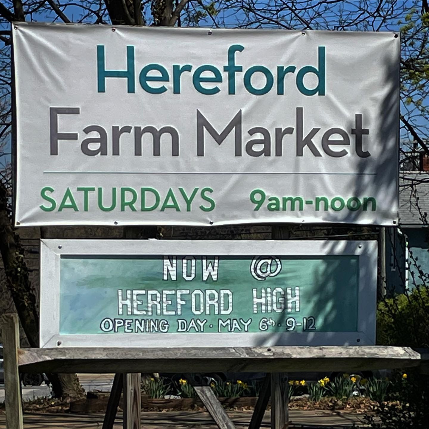 Next Happening: First Hereford Farmers Market and Spring Share #5!