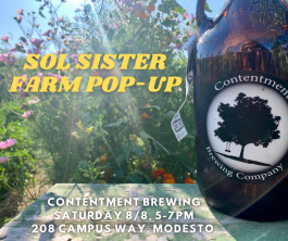 Sol Sister Farm @ Contentment Brewing this Saturday!