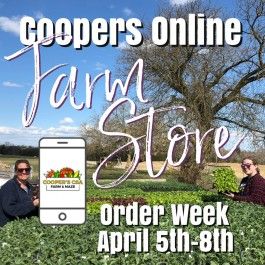 Coopers CSA Online FarmStore- Order week April 5th-8th