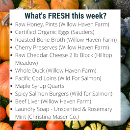 Willow Haven's Online Farm Stand is OPEN for Wednesday Deliveries