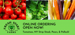 Tomatoes, NY Strip Steak, Pears & Pollock!