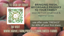 Tumbleweed Farms Happenings for June 24, 2022